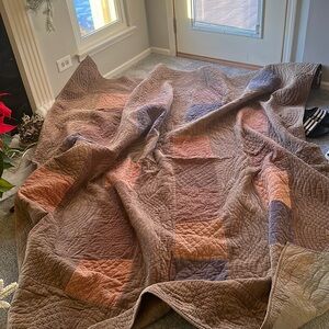 Bed Blanket Used Patchwork Quilt - Pottery Barn
